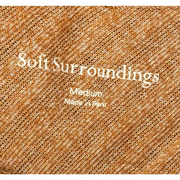 Soft Surroundings Ribbed Maxi Dress Size Medium Modal Blend 3/4 Sleeve Stretch - Picture 2 of 4